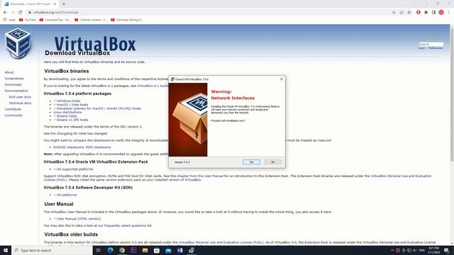 How To Install Oracle VM VirtualBox - Windows смотреть онлайн