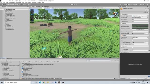 Unity Game Creator - Create a Game 20: Custom Melee Attacks смотреть онлайн