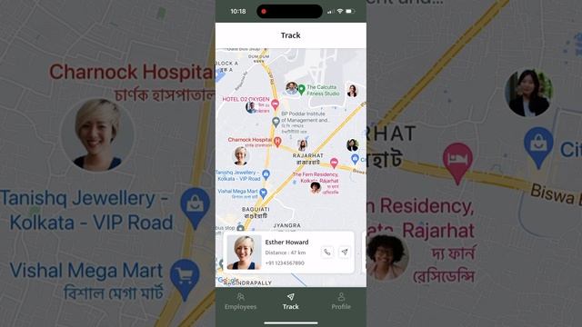 Employee Tracking Manager App UI in React Native Expo | Time Tracker App | TrackerJet смотреть онлайн
