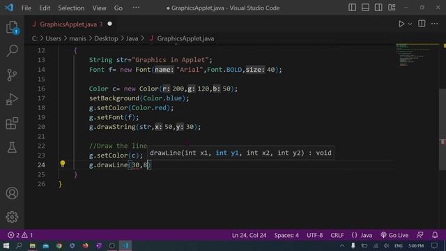 How to draw different shapes in java program | Applet Graphics |Using of different GUI components | смотреть онлайн