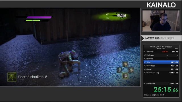 TMNT: OotS [NG+ Solo] in 50:38 [WR] смотреть онлайн