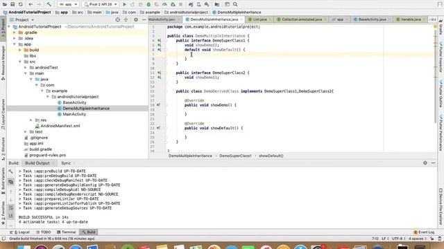 Default methods in Interface - Java 8 (Android) смотреть онлайн