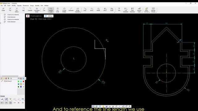 Learn CAD 2D With SolidFace - 04 Parallel