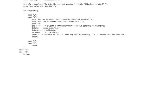 backup file script in PHP смотреть онлайн