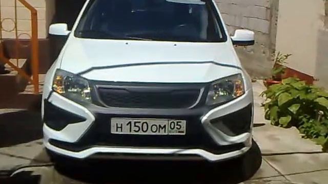 тюнинг лада гранта новый бампер смотреть онлайн