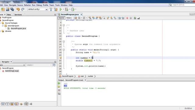 Java Second Class Data types смотреть онлайн
