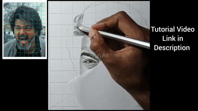 LEO Vijay Drawing / Vijay Drawing Easy / How to draw Vijay / Arun Art World смотреть онлайн
