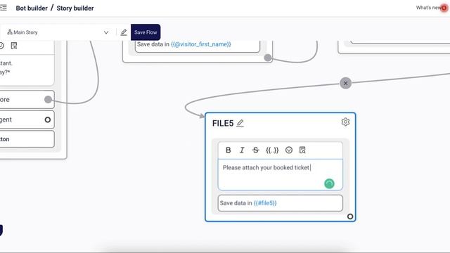 Collect Data: File Node | Konverse AI | No code bot builder смотреть онлайн