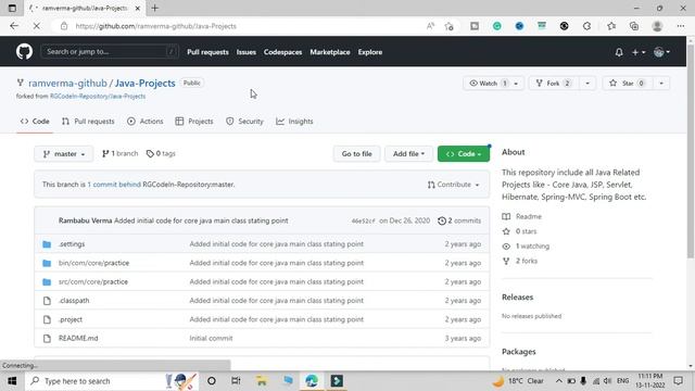 Create fork a git repository | fork a repository github | forking a git repository | Hindi #github смотреть онлайн