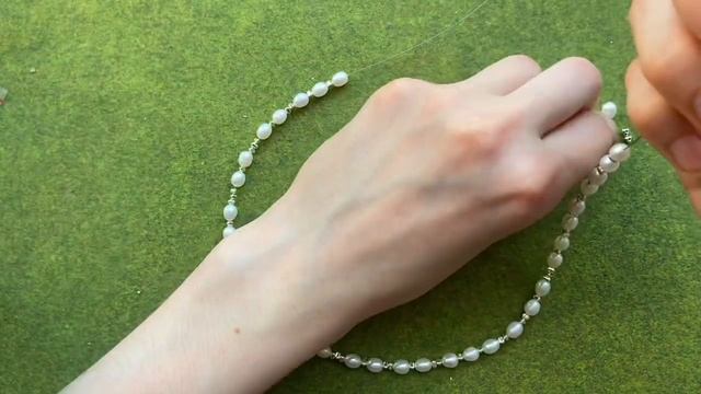 Чокер из гематита и жемчуга своими руками | Мастер класс | DIY | Tanissa Hobby смотреть онлайн