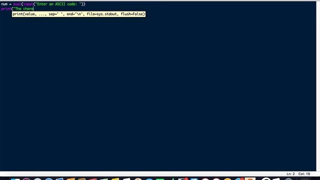 Find the character of an ASCII code Write a program that receives an ASCII code an integer between смотреть онлайн