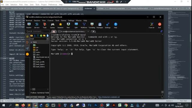 Part 5 : Install vicidial for call center | Databases смотреть онлайн