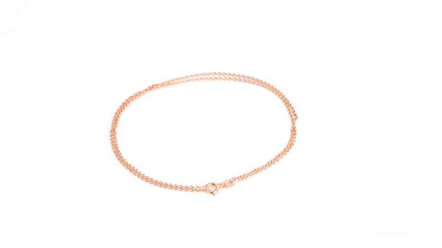 Rolo Chain 2 5 MM 40 Gauge Rose Gold Plated 925 Sterling Silver смотреть онлайн