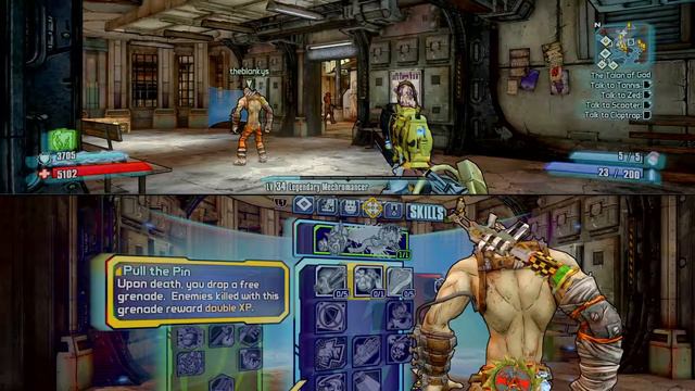 Borderlands 2  PS4 PRO Split Screen