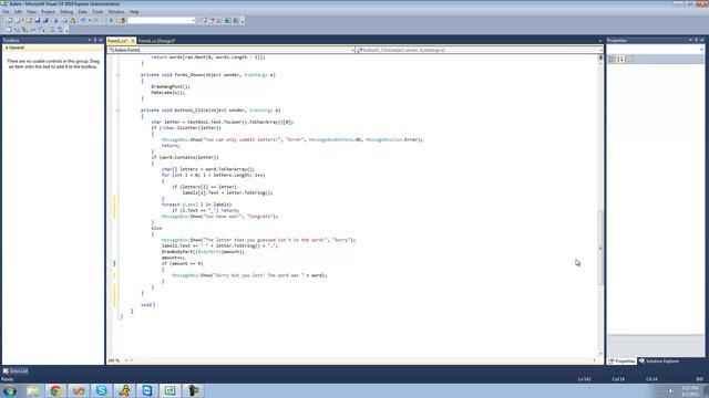 C# Beginners Tutorial - 164 - Project 3 Hang Man, Resetting Game смотреть онлайн