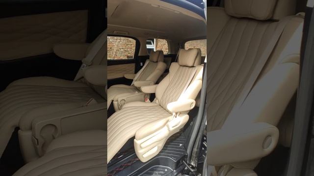 Toyota Alphard, полная перетяжка салона. смотреть онлайн