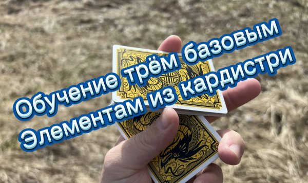 Самые базовые трюки с игральными картами ( Cardistry tutorial )