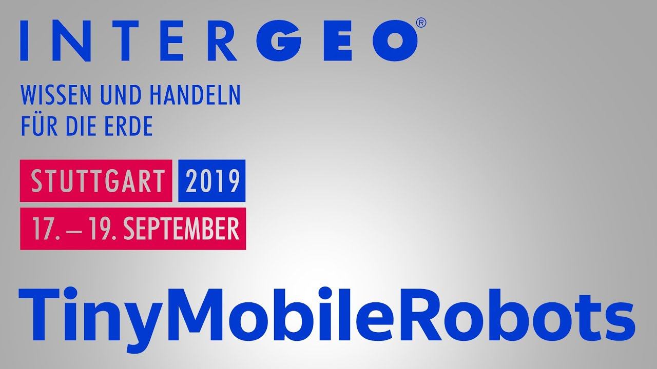 Стенд Tiny Mobile Robots. InterGEO 2019 смотреть онлайн