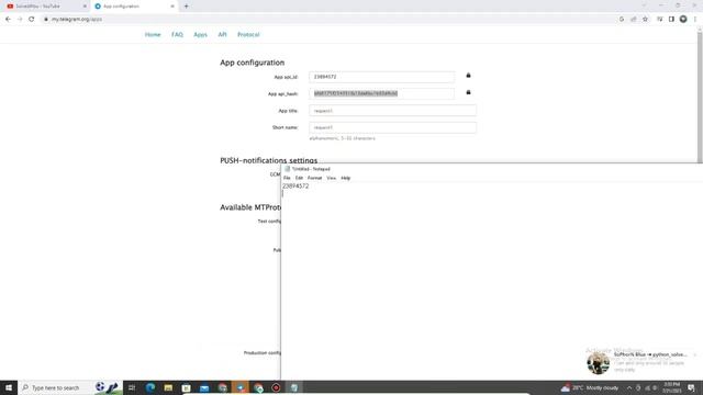 how to create api id and api hash in telegram no errors | tips and tricks смотреть онлайн