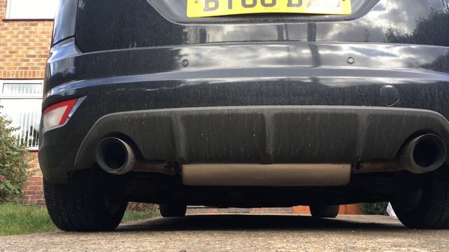 Ford Focus st 225 Milltek sport cat back unknown decat pipe and down pipe смотреть онлайн