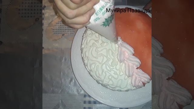 Украшаем торт ? с КЛУБНИЧНЫМ ?джемом и взбитыми сливками. ТОРТ ? безатиш ?? смотреть онлайн