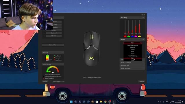 КРАТКИЙ ОБЗОР НА ИГРОВУЮ МЫШЬ DELUX M800 PRO!