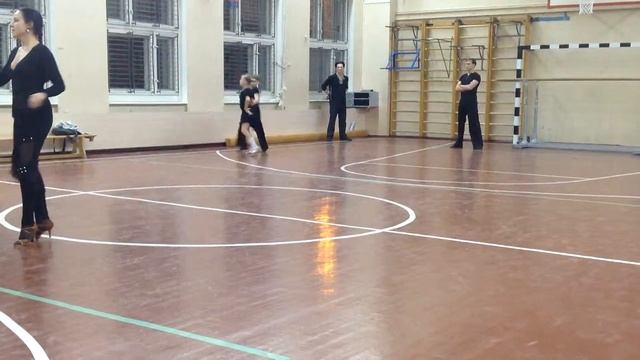 Тренировка самба Е класс Дима и Маша смотреть онлайн