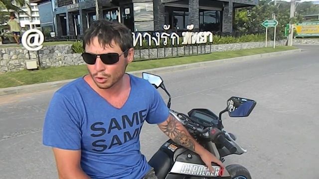 мото на прокат в Тайланде(Паттайя)без паспорта 1 часть. смотреть онлайн
