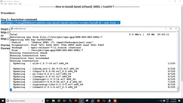 how to install #ajenti cPanel centos 7 смотреть онлайн