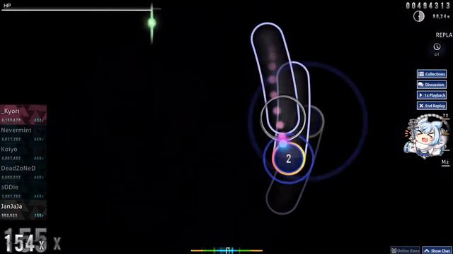 Osu! Balalaika +DT 5,74* смотреть онлайн