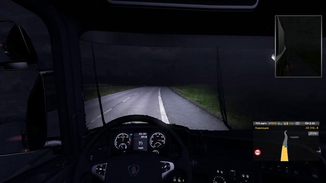 (Euro truck simulator 2) Супер мега дальнобойщик # 30(Из Калуги в Обнинск) смотреть онлайн