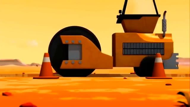 Wile E.Coyote flattened by a big roller смотреть онлайн