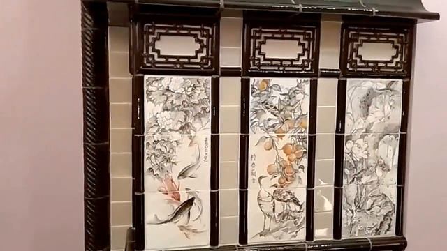 A chinoiserie tiled fireplace смотреть онлайн