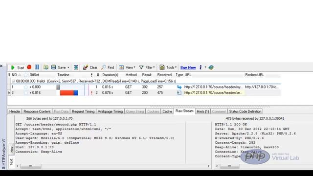 PHP virtual lab :: Header :: смотреть онлайн