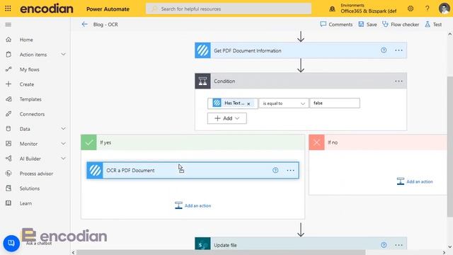 Check whether a PDF Document requires OCR with Power Automate смотреть онлайн