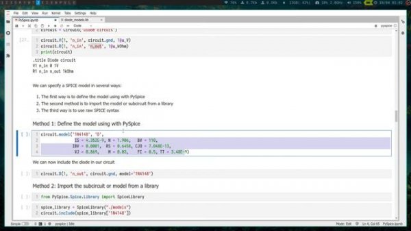 How to run SPICE simulations in Python | Ngspice and PySpice Tutorial