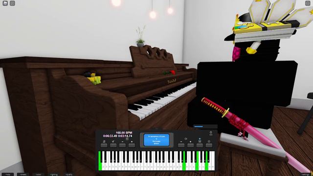 ROBLOX Virtual Piano Touhou Medley - Animenz 2016 [Auto] смотреть онлайн