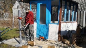 Приспособление для заготовки дров своими руками.