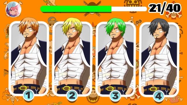 Guess the True Hair Color (One Piece) | Anime Hair Color Quiz смотреть онлайн