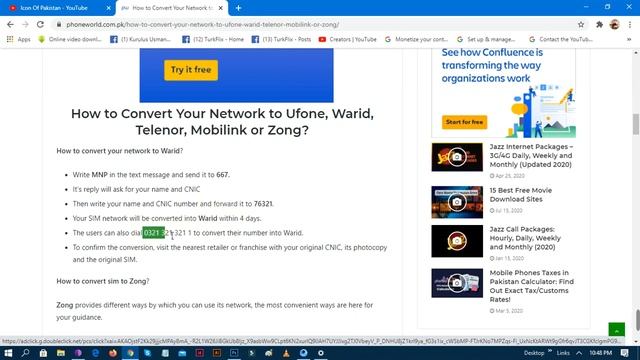 How to Convert Your Network to Ufone, Warid, Telenor, Mobilink or Zong? смотреть онлайн