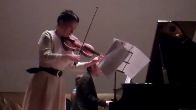 Александр Владиславов, 1 часть "Концерта" для скрипки и ф-но смотреть онлайн