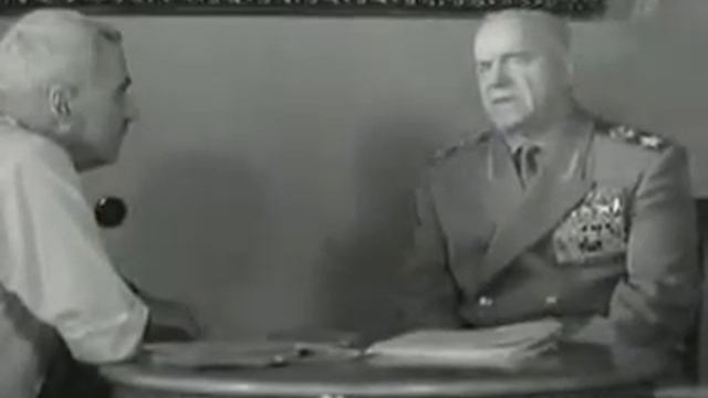 Георгий Жуков о битве под Москвой 1966 г. смотреть онлайн