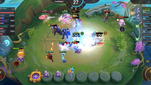 Fierce fight - 1 VS 5 fighting heroes - Magic Chess Mobile Legend смотреть онлайн