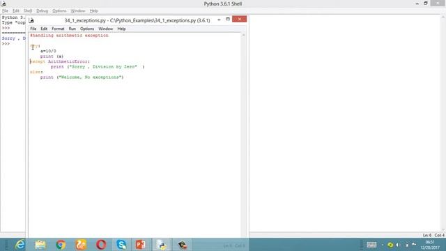 Exception handling in Python Part 1-Lesson-34 смотреть онлайн
