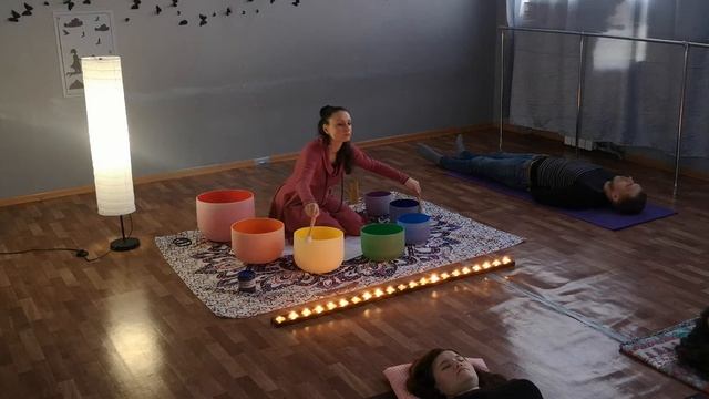 Возвращение частичек души. Медитация с поющими чашами. смотреть онлайн