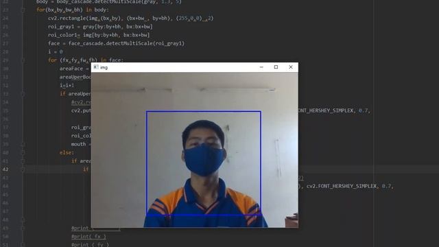Detect face mask - Opencv (Python) смотреть онлайн