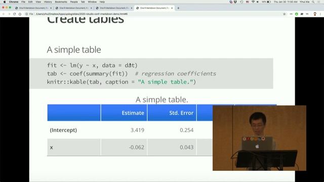 Yihui Xie | One R Markdown Document, Fourteen Demos | RStudio (2020) смотреть онлайн