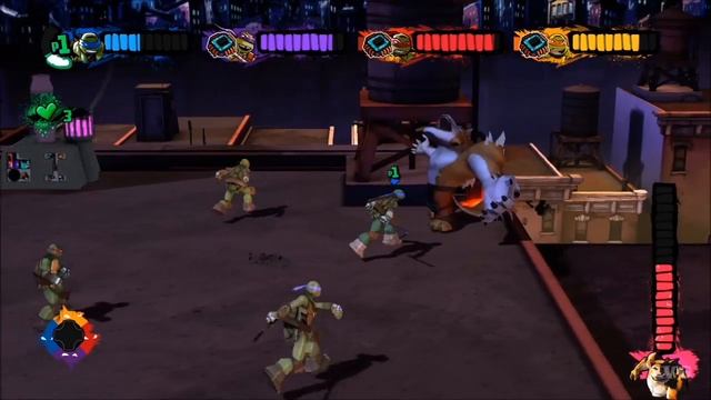 Nickelodeon's Teenage Mutant Ninja Turtles - Walkthrough - Part 9 - Dogpound (X360) [HD] смотреть онлайн