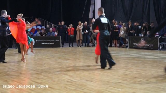 Джайв на турнире по бальным танцам "Siberian Open Cup 2017" смотреть онлайн