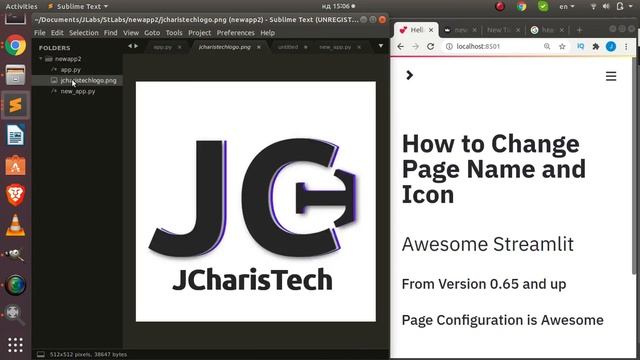 How to change the Page Name and Icon of Streamlit Apps смотреть онлайн